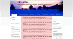 Desktop Screenshot of haerten-blog.de