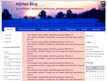 Tablet Screenshot of haerten-blog.de